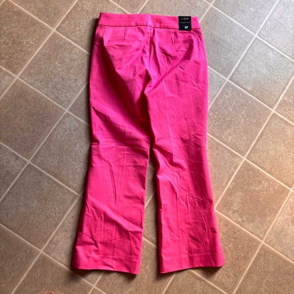 Casual Pink Cropped Flare Bottoms - Picture 5 of 5